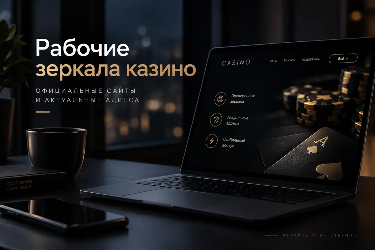 Рабочие зеркала казино — официальные сайты и актуальные адреса